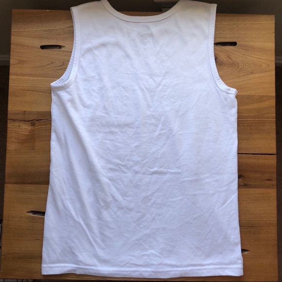 Wonder Nation White Tank Top Cotton Blend - Picture 2 of 7
